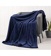 American Soft Linen Bedding Fleece Blanket Twin Size 60x80 inch Plush Fuzzy Cozy Soft Blanket for...
