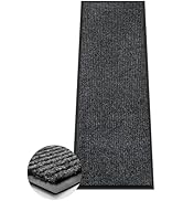 Azadx 2'x6' Indoor Outdoor Door Mat Heavy Duty Front Door Mat Ultra Absorbent Muddy Dirt Resist W...