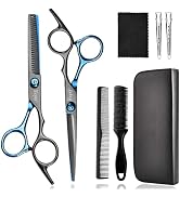 Hair Scissors Thinning Shears Set, Fcysy Professional Hair Cutting Scissor Kit Texturizing Shears...