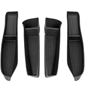 Shademax Set of 4 Car Door Organizer Tray for Tesla Model Y Juniper 2026 2025 Front& Rear Door Si...