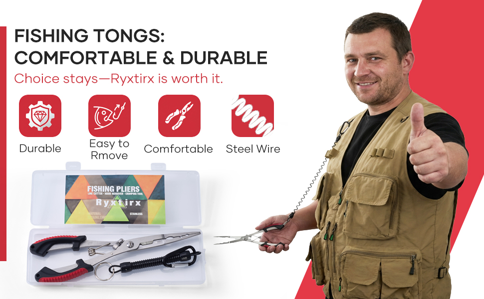 Fishing Tongs:Comfortable&Durable