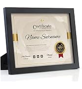 RPJC Document Frame Certificate Frames Made of Solid Wood High Definition Glass and Display Diplo...