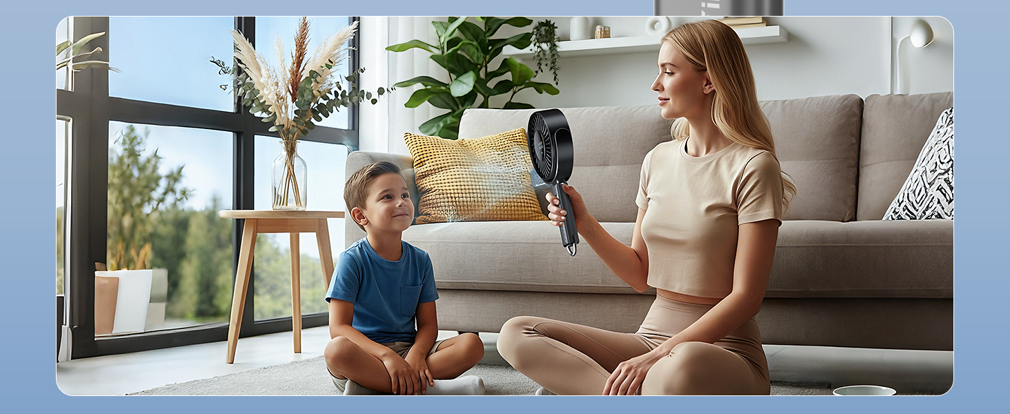 portable fan rechargeable