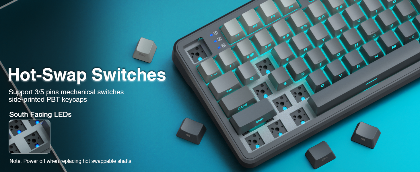 AULA F108 PRO - Hot-swappable Custom Keyboard