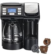 Hamilton Beach FlexBrew Trio 2-Way Coffee Maker, Compatible with K-Cup Pods or Grounds, Combo, Si...