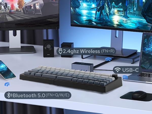 split layout mechanical keyboard