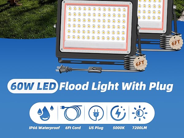 led flood light outdoor