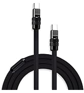 chubbycable Black Chubby - Special Black Samurai Edition Silicone USB C Cable Durable 240W Fast C...