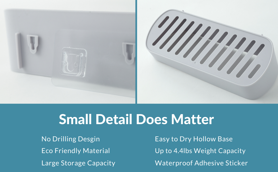 shower caddy adhesive bathroon shelf