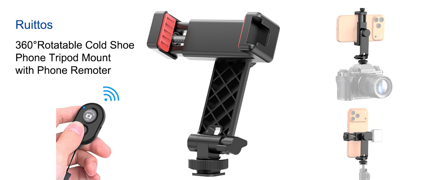 Phone Tripod Mount with Remoter