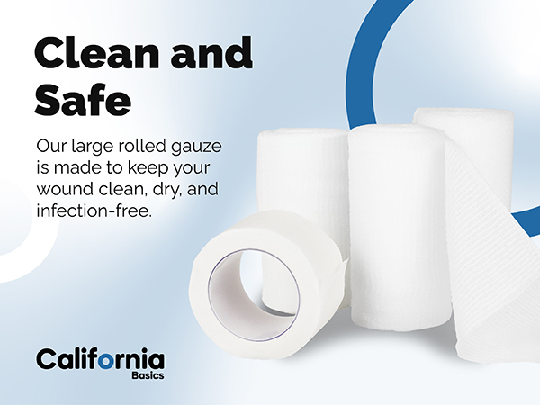 rolled gauze 4 inch sterile for wound care medical gauze rolls gauze bandage quick clot gauze roll