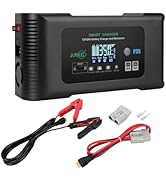 ANKG 35 Amp Lithium Battery Charger,12V35A/24V18A,14.6V/29.2V Smart Lifepo4 Battery Charger Car B...