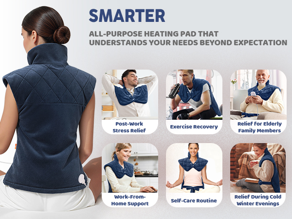 Electric Heating Pad for Back Pain Relief