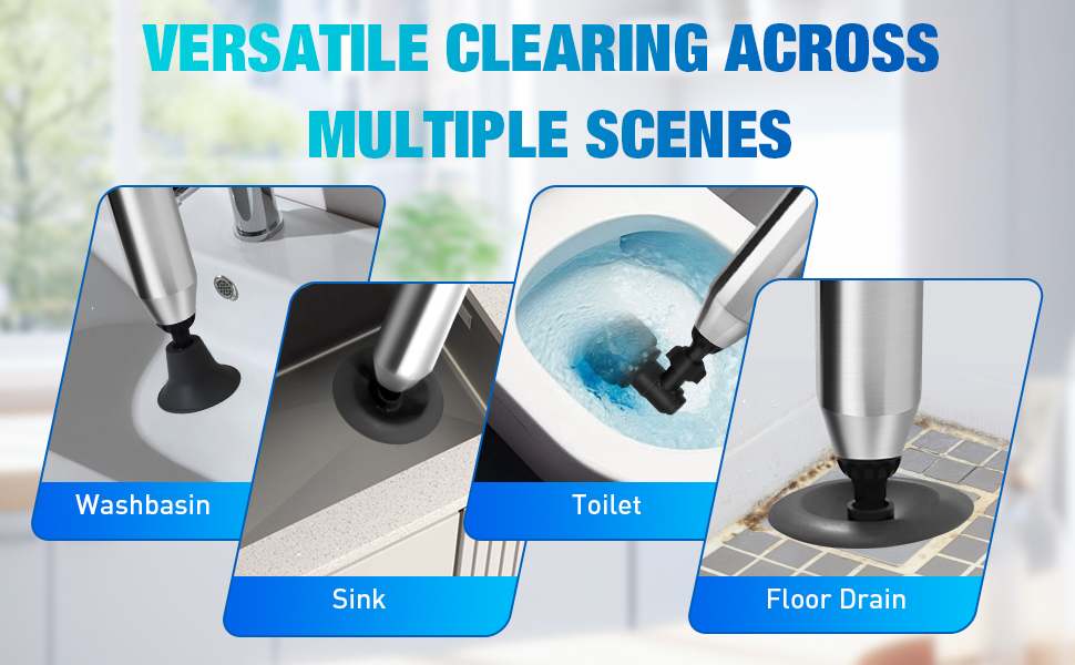 The toilet plunger drain auger cleaner tool is your great helper for cleaning