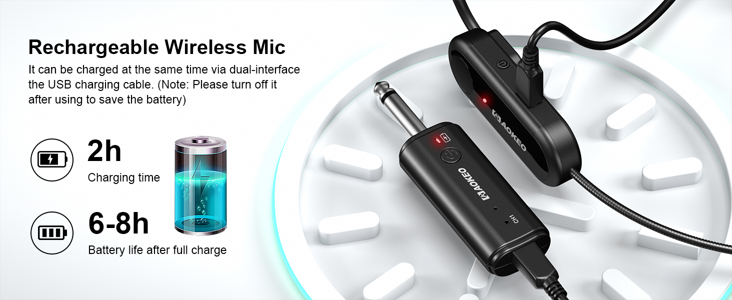 Rechargeable Wireless Mic
