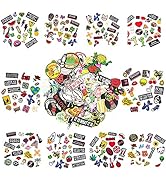 U-Sky Sew or Iron on Patches, Pack 22pcs Random Assortment Embroidery Iron on Patches for Clothin...