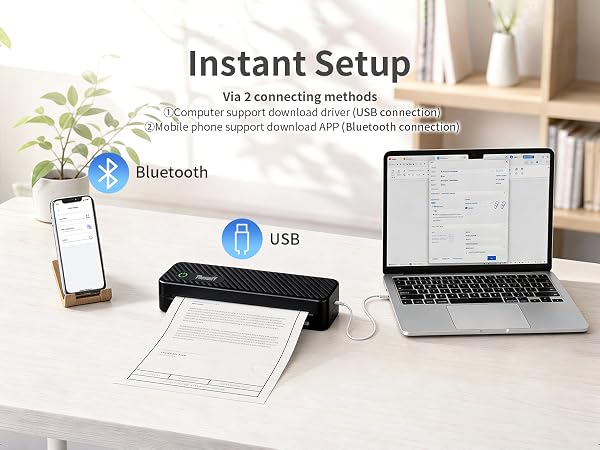 PORTABLE THERMAL PRINTER FOR LAPTOP