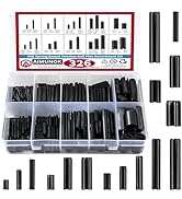 AIMUNOK 326PCS Roll Pin Set - 24 Sizes Spring Dowel Tension Roll Pins - 1/8 1/4 3/8 1/16 5/64 3/3...
