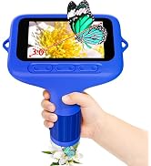 SKYBASIC Digital Microscope for Kids, 3" Screen 1000X Handheld Microscope HD Pocket Portable Micr...
