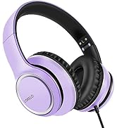 LORELEI X8 Over-Ear Wired Headphones with Microphone with 1.45m-Tangle-Free Nylon Line&3.5mm Plug...