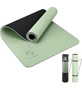 Gruper Yoga Mat Non Slip, Eco Friendly Fitness Exercise Mat with Carrying Strap,Pro Yoga Mats for...