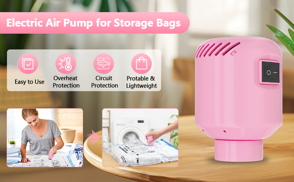 Electric Air Pump for Vacuum Storage Bags
