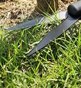 WORKPRO Grass Shears Handheld, Ultra-Sharp Grass Clippers with 360 Degree Swivel Blades, Manual G...