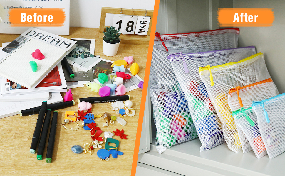 Puzzle Bag for Organizing Storage