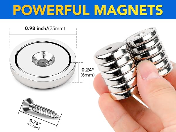 Neodymium Round Base Cup Magnet