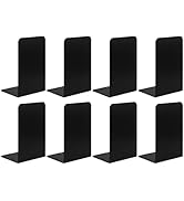 Book Ends, Bookends for Shelves, Home, Office, Heavy Duty Metal Book Stopper for Books, Metal Boo...