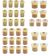 35PCS Brake Line Fittings Kit,Steel Brake Line Tubing Kit for 1/4" & 3/16" Brakes Lines Union,Inv...