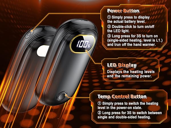 electric hand warmers rechargeable