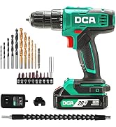 DCA Cordless Drill Set, 354 in-lbs Torque, 3/8