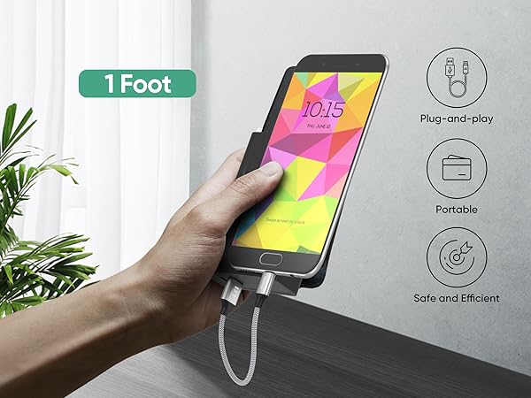 short micro usb cable