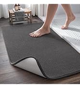 MontVoo Quick Dry Bath Mat, Super Absorbent Bathroom Rug, 3D Honeycomb Mesh Base Non Slip Bath Ma...