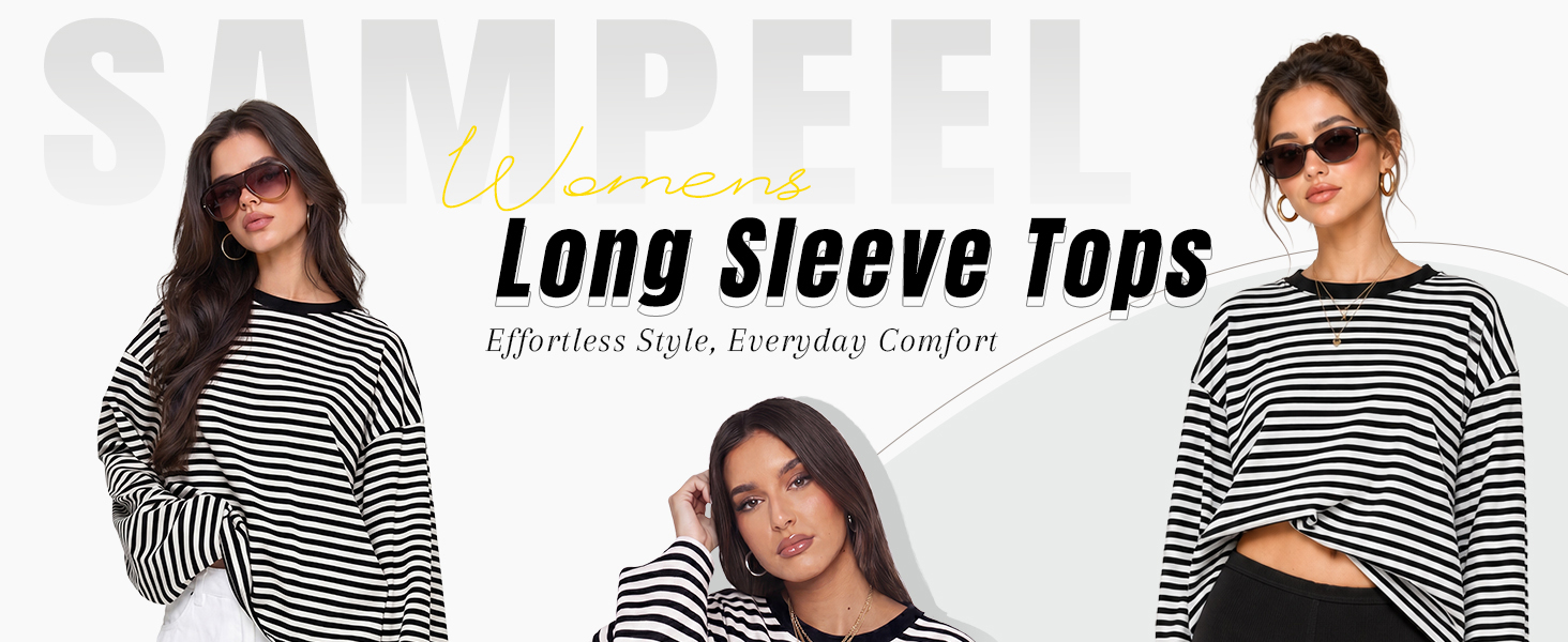 Striped Long Sleeve Shirts