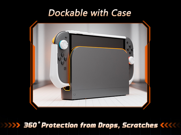 PlayVital Meteor Grip Case for Nintendo Switch 2 with Thumbstick Caps & Ergonomic Grips