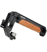 NICEYRIG Top Handle for ARRI 3/8 '' Thread with 15mm Rod Clamp, DSLR Camera Wooden Grip for Cage ...