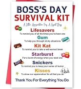 MOROLURU Boss Day Card, Happy Boss's Day Card Gifts for Women Men | Funny Appreciation Card for B...