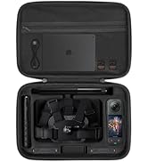 MeloSync Hard Shell Carrying Case for Insta360 X5 & X4X3 Cameras - EVA Lined, Large Capacity, Ide...