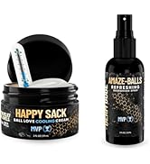 Derm Dude Below-the-Belt Deodorant Bundle | Happy Sack Anti-Chafing Cream 2oz + Amaze Ball Deodor...
