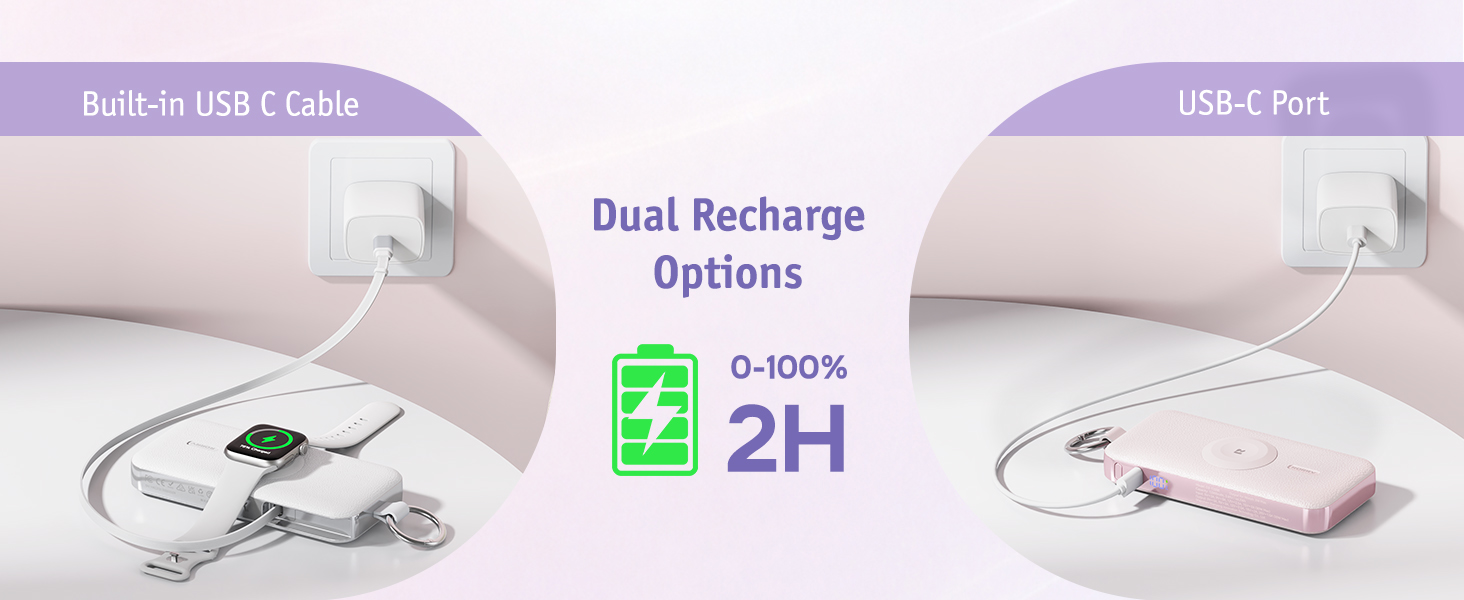rorry Portable Charger 3 in 1