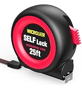 Tape Measure, 25FT,Self-Locking Tape Measure, Steel Made Retractable Measurement, Imperial/Metric...