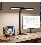 LIONVISON Desk Lamps for Home Office: 2-in-1 LED Eye-Caring Table Light | CRI >97 84 LED Beads - ...