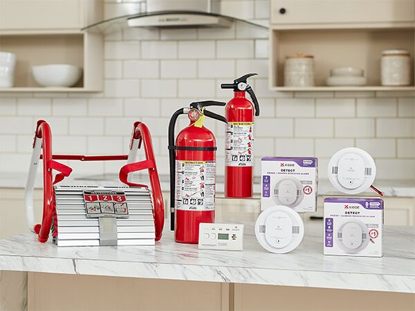Kidde's comprehensive selection of fire safety products - mobile