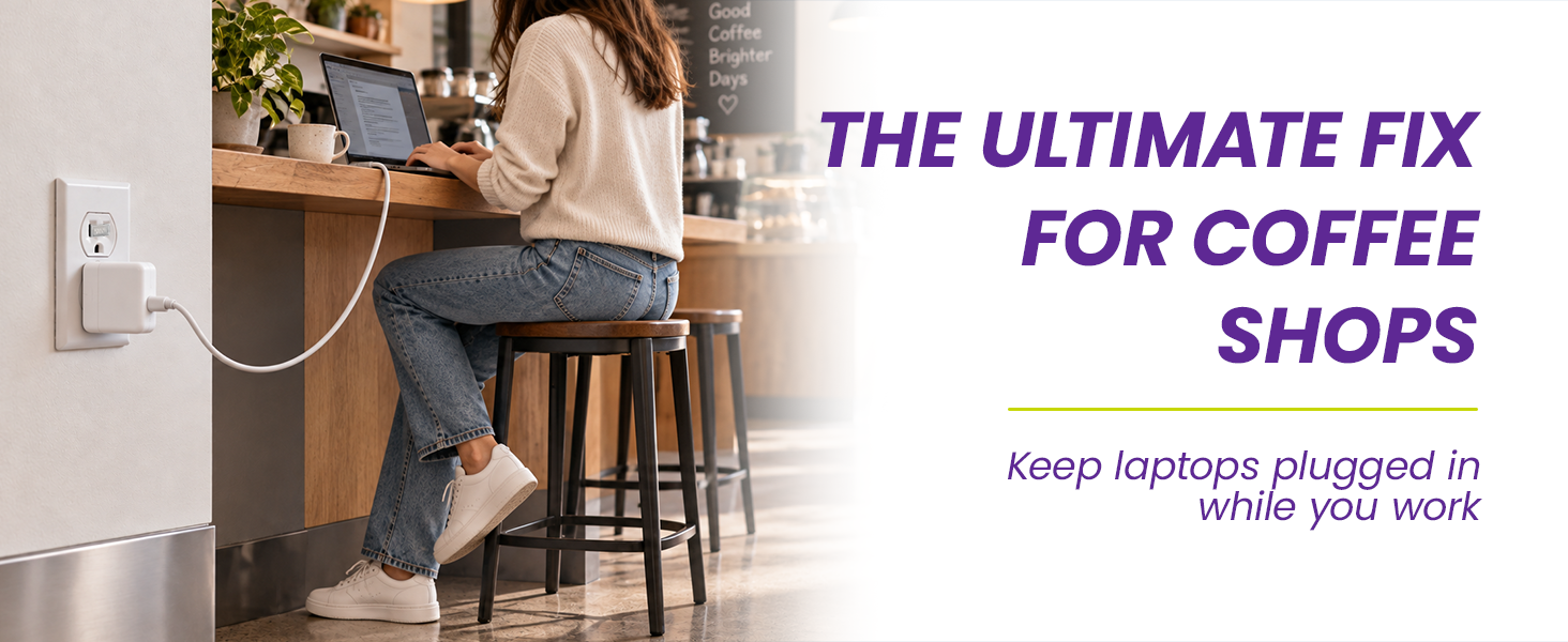 the ultimate fix for coffee shops keeps laptops plugged in while you work