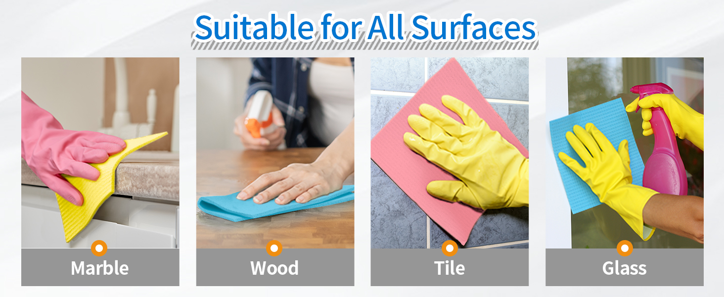 Non-Scratch, Reusable Kitchen Cloth