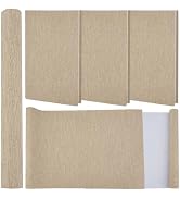 CRASPIRE 51 x 11.8 Inch Book Binding Cloth Book Cover Fabric Polyester Linen Woven Surface Paper ...