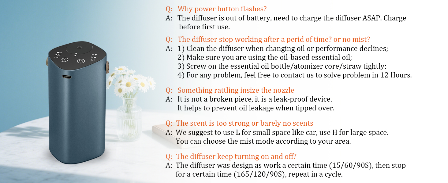 waterless essential oil diffuser