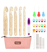 crochet needles crochet hook case crochet kits big crochet hooks crochet kit for beginners